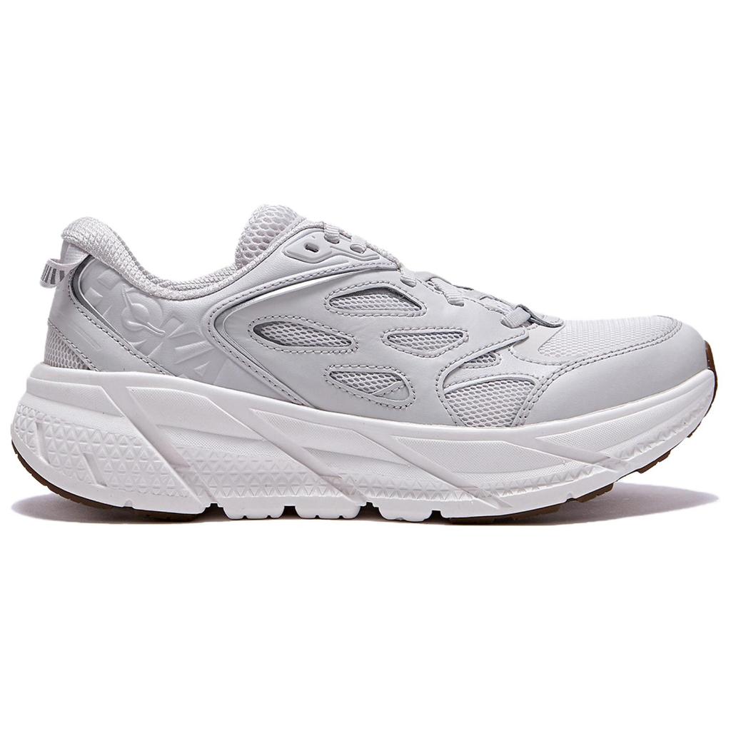 HOKA Clifton L Облачно-белые мужские кроссовки Серые 1160050-NCWT