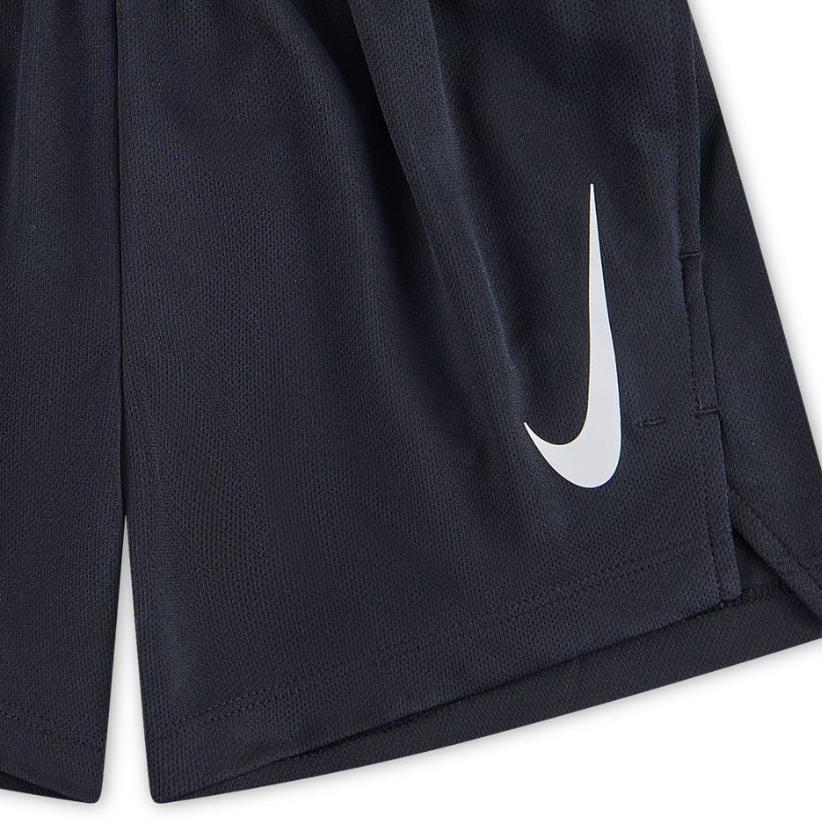 Nike Dri-Fit Мульти Быстросохнущие Спортивные Повседневные Удобные Приятные к коже Шорты Детские шорты Черный Серебристый HJ3787-010