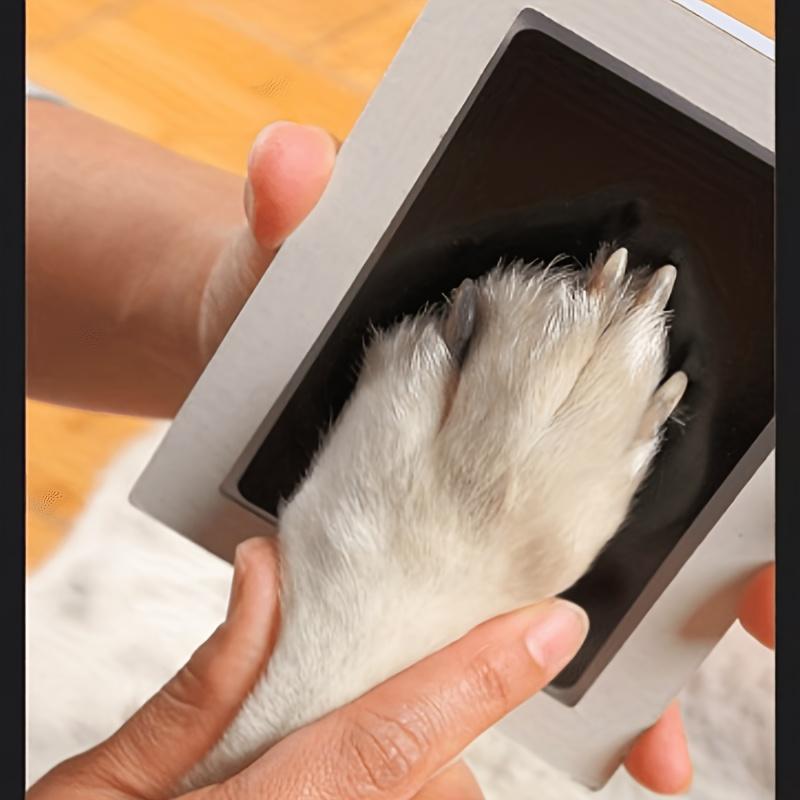 Подкладка для отпечатков лап собак и кошек, набор чернил для отпечатков лап, подкладка для отпечатков детских рук, безопасная, нетоксичная, не пачкающая печать, сделай сам, легко чистится, сувенир для питомца