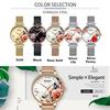 CURREN 9060 Роскошные повседневные деловые кварцевые женские часы с цветочным циферблатом, элегантные изысканные женские наручные часы