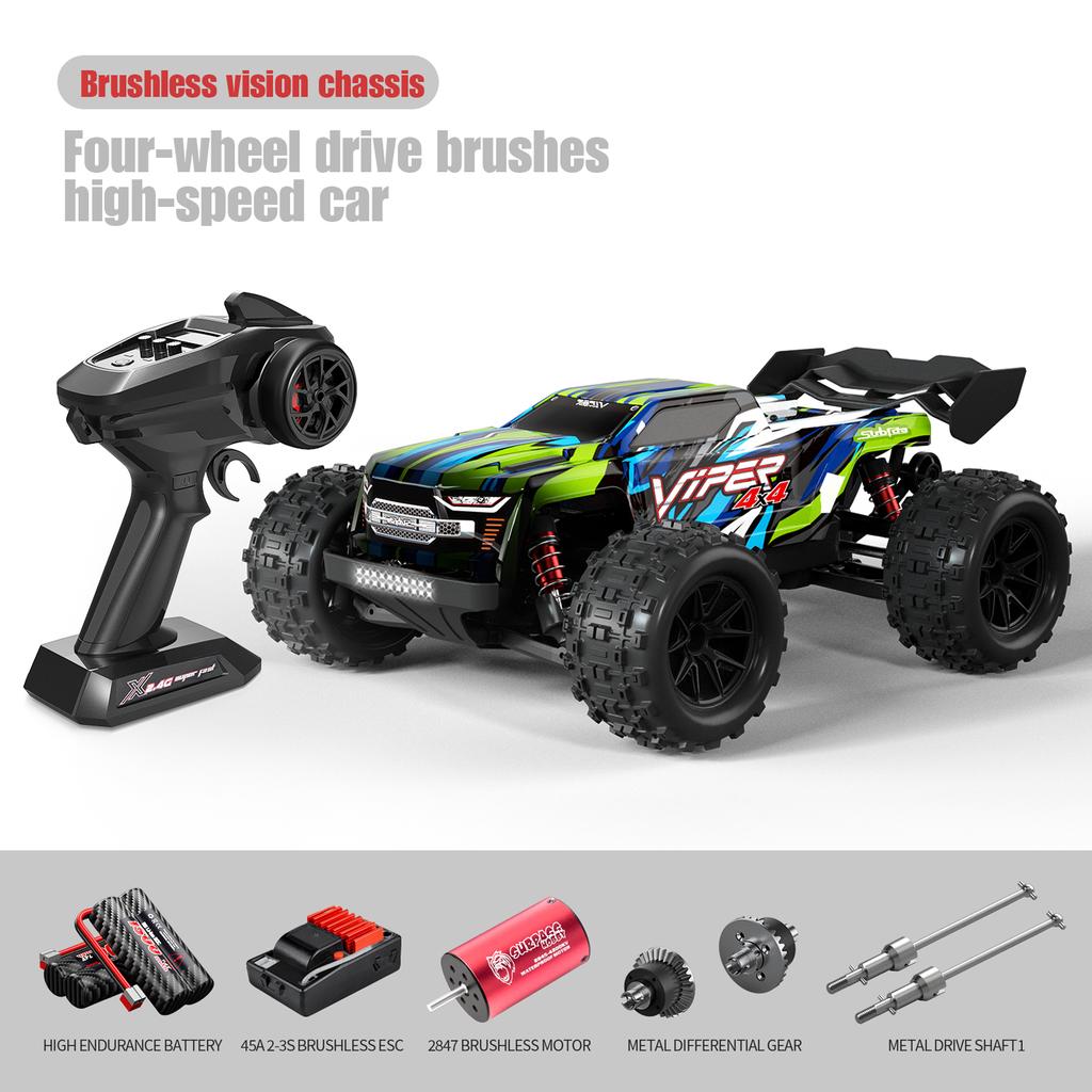 Remote Control Truck 2.4GHz 1/16 4WD 55km/h High-speed Remote Control Car Climbing Car with