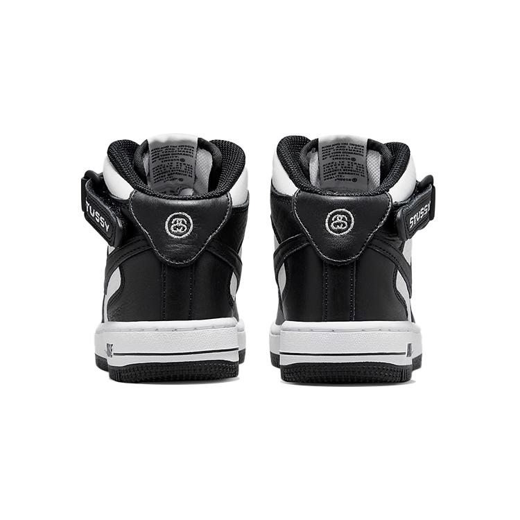Nike Air Force 1 Mid Stussy Светлая кость Черный PS DN4158-002