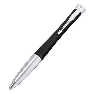 Шариковая ручка PARKER Urban Матовый черный CT Среднее перо Подарочная упаковка Официальный импорт S0735810 На масляной основе