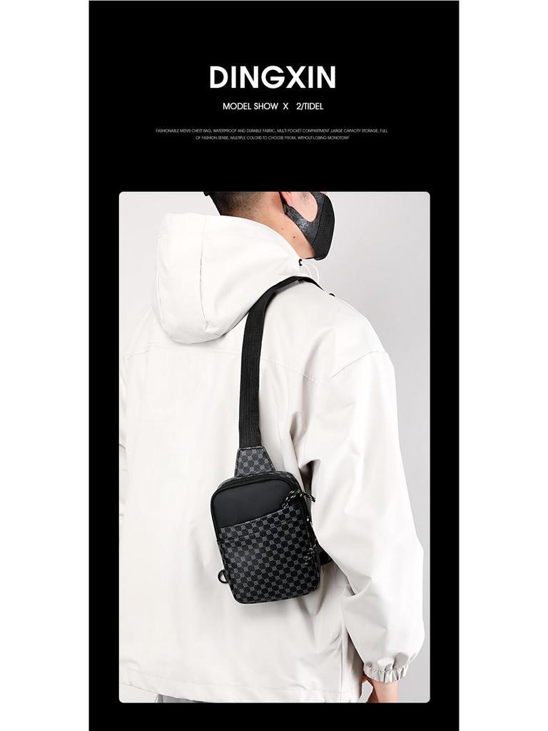 Унисекс Водонепроницаемая Мини Спортивная Сумка Кроссбоди из ПУ - Чехол для Телефона и Вещей первой необходимости