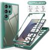 Чехол с полной защитой 360 для Samsung S25 Ultra S23 Plus S21 S20 S25 Edge Funda для Samsung S24 Ultra S25 Защитное стекло Чехол для телефона