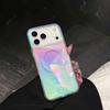 Магнитный чехол Aurora с лазерным градиентом для iPhone 17 16 15 14 13 12 Pro Max Plus Air Беспроводная зарядка Для Magsafe Ударопрочный чехол