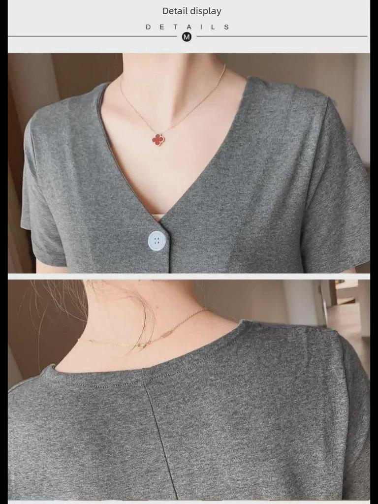 Стильное летнее платье для беременных и кормящих мам - модная свободная юбка-футболка для мам, бросающих вызов возрасту