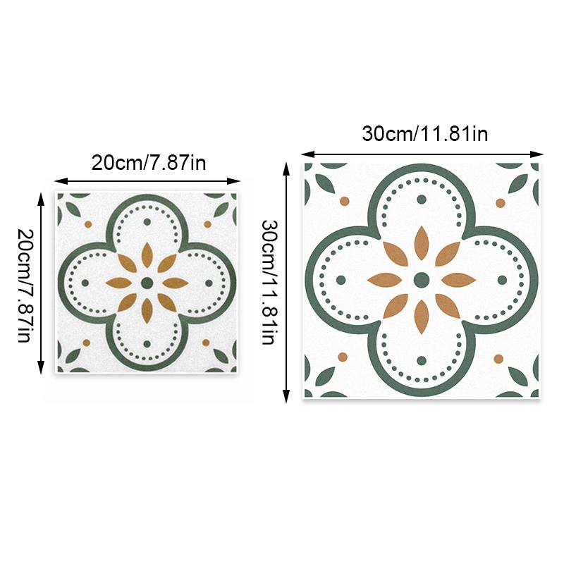Противоскользящая напольная плитка для кухни, самоклеящаяся напольная плитка для ванной комнаты, французская керамическая плитка, напольная плитка