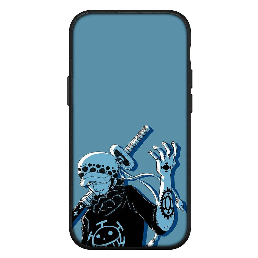 Чехол для iPhone 16 15 Xiaomi Redmi Note 14 13 12 11 Pro Max 16e Samsung Galaxy S25 S24 S23 Moto OPPO Huawei Трафальгар Ло Луффи Ван Пис Чехол для телефона