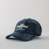 Human & Cat SUNSHINE WASHED DENIM BALL CAP / INDIGO BLUE