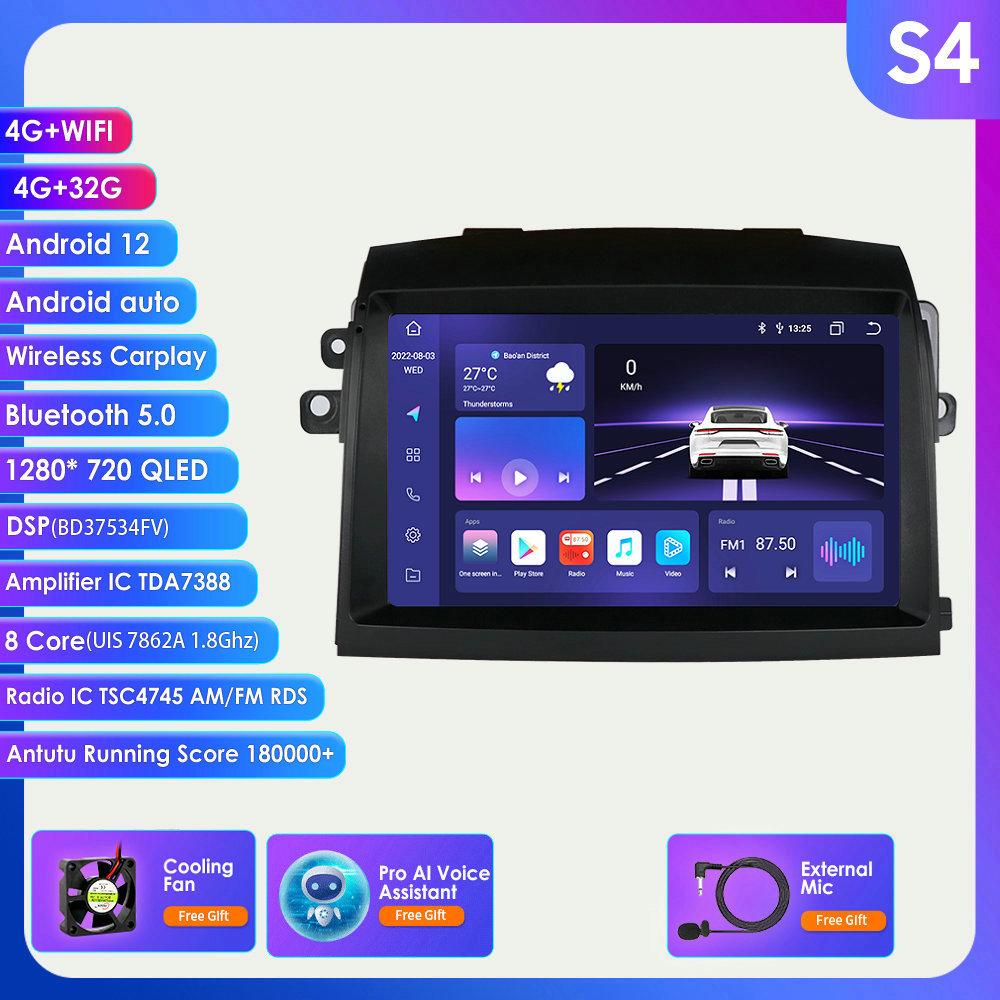 Hizpo Головное устройство 8G + 128G для Toyota Sienna 2 XL20 2003-2010, автомобильное радио, мультимедийный видеоплеер, навигация, стерео, GPS, Android, авто, Carplay, 4G, авторадио