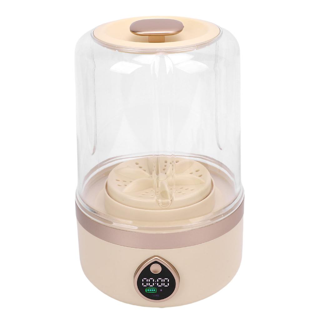 Portable Mini Washing Machine Cordless Small Laundry Washer Underwear Sock Compact Washer for Apartment Dorm Hotel