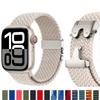 Ремешок Для Apple Watch bands ultra2 3 49мм 40мм 44мм 46мм 42мм 45мм Парашютная плетеная Браслет correas IWatch Серии SE 9 8 10 11