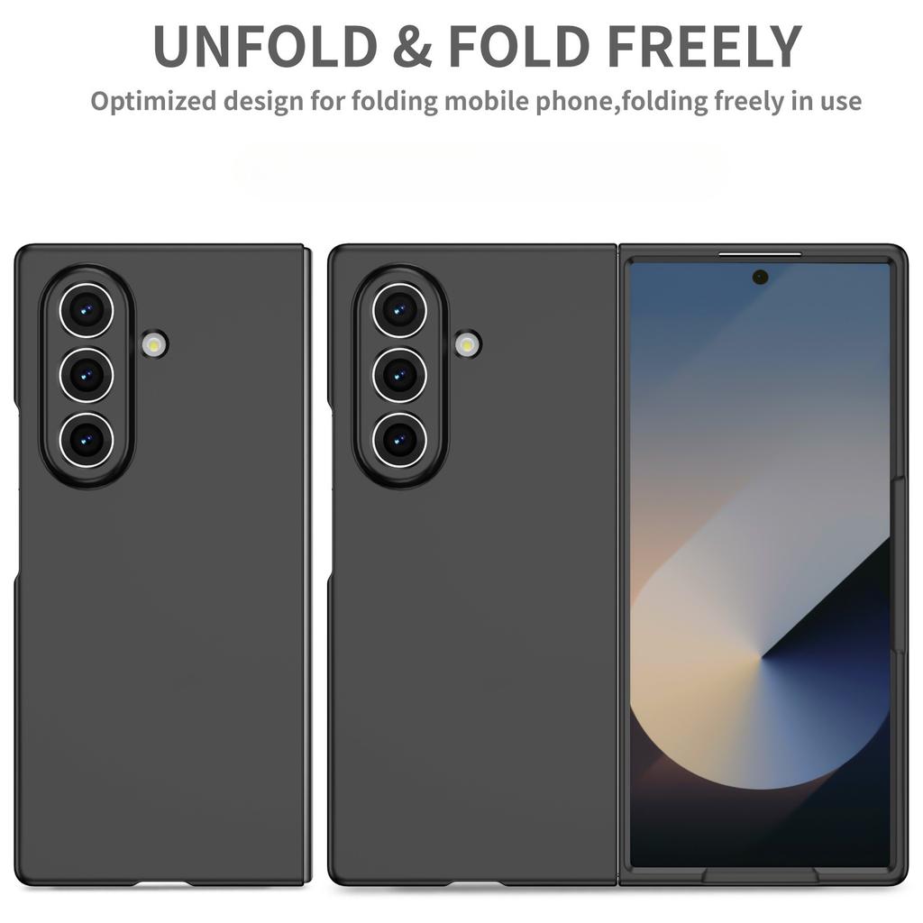Matte Feeling Hard Plain Fashion Case for Samsung Galaxy Z Fold 7 5G Fold7 Fold6 Fold 6 5 4 3 2 Fold4 Fold5 Fold3 Fold2 Coque
