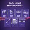 MIDI-кабель CME USB с фильтром и маппером 6,5 фута 2 м Модель U2MIDI Pro