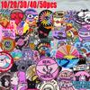 10 /20 /30 /40 /50 шт. Случайные смешанные мультяшные / уличные вышитые нашивки на куртки DIY пришивные аппликации для одежды