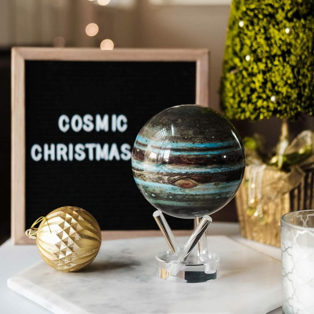 MOVA Globe L Outer Space Series Jupiter L With Base L Solar Powered Rotating Globe L Office Desktop Decor Unique Gift Home Decor L Kids L Jupiter CM