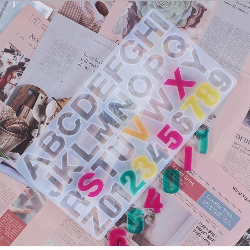 1 шт., формы для эпоксидной смолы с английским алфавитом, смешанный стиль, силиконовые формы для литья для изготовления ювелирных изделий своими руками, фурнитура, аксессуары, аксессуары