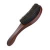 Wave Brush Men Styling Wooden Beard Brush Bristle Hair Brush Beard Styling Accessory for Home Salon Travel