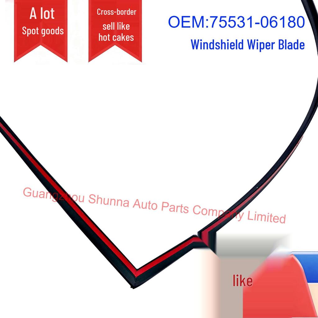 75531-06180 Уплотнительная лента лобового стекла для Toyota Camry 2012, ACV51.
