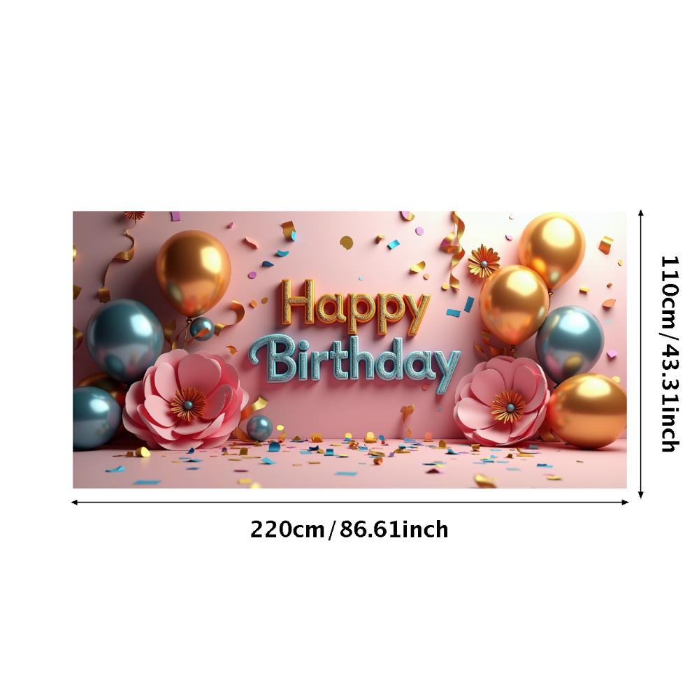 Легко повесить Баннер С Днем Рождения Праздничный Баннер Детские Принадлежности для Вечеринки Для Домашнего Декора Фотобудка Детское Мероприятие