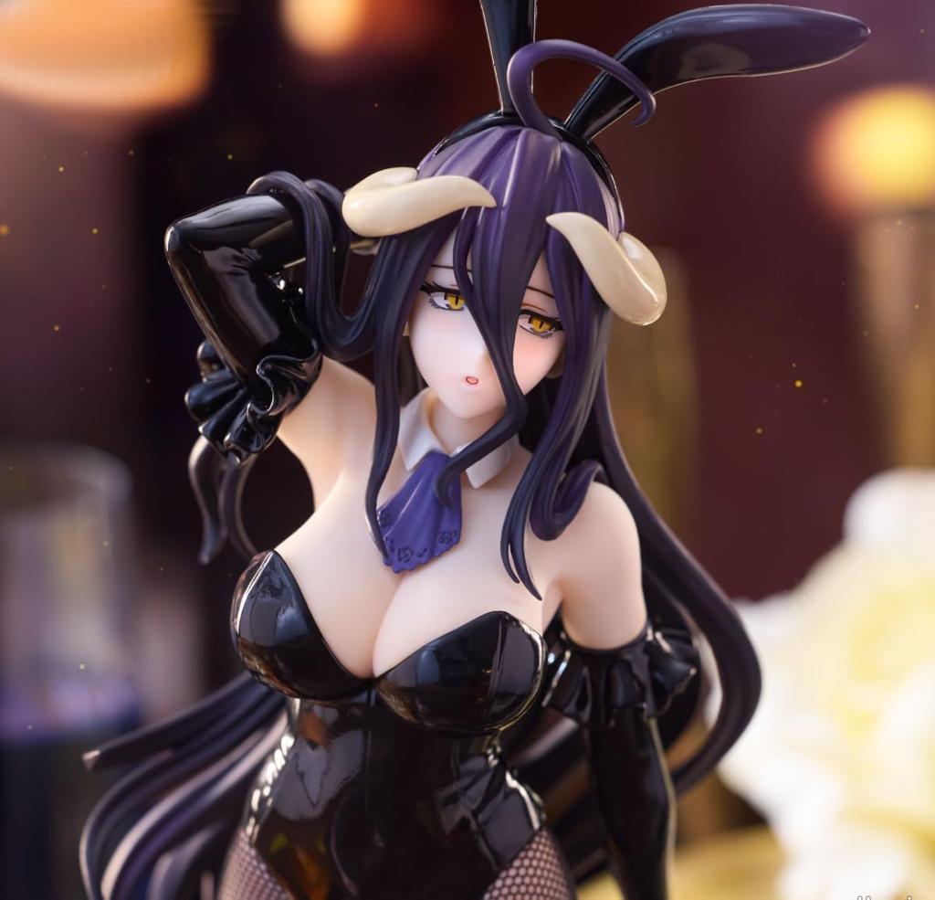 Overlord BiCute Bunnies Figure Albedo Black Ver. Figure, 1 Type, Official, Approximately 30cm