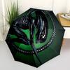 Alien Fashionable Automatic Opening/Closing Folding Umbrella. Portable and Foldable, Ideal for Gift, Travel, and Daily Use.