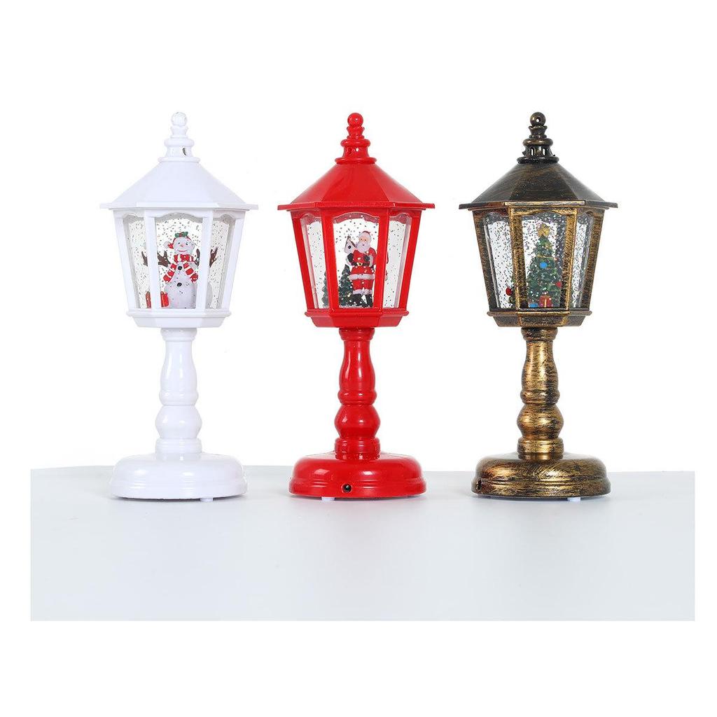 Рождественская настольная лампа, декоративная светящаяся лента с музыкой, ночник с водой, креативный рождественский сувенир, новый стиль