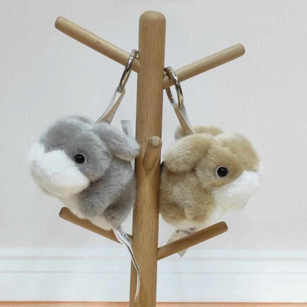 Soft Rabbit Plush Pendants Fluffy Plush Rabbit Doll Pendant Plush Rabbit Keychain Birthday Gift