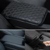 1x Car Leather Armrest Pad Trim Cover Center Console Box Cushion Accessories US