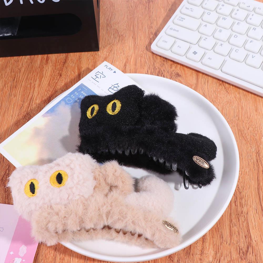 Grab Clip Cat Hair Clip Cute Cute Hairpin Fashion Plush Hair Claw  Daily