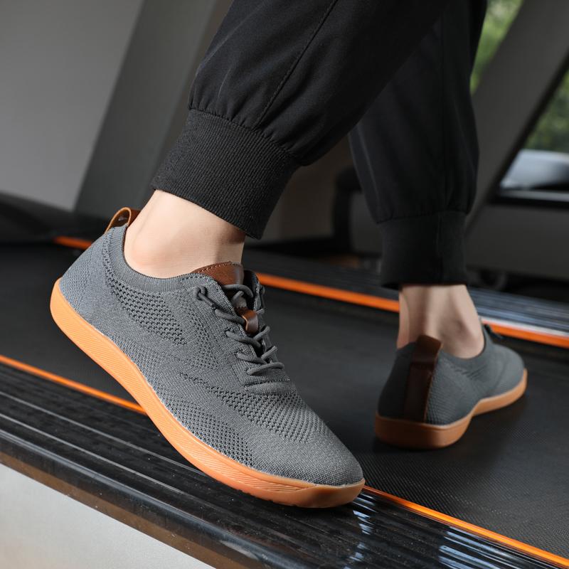 Минималистичные вязаные кроссовки для ходьбы женские мужские с широким носком повседневная обувь легкие тренировочные кроссовки дышащие балетки босиком