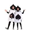 Unique And Trendy Halloween Costume Cosplay Poker Jumpsuit For Men And Women