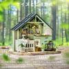 CRESYMME Dollhouse Miniature Kit, Wooden 3D Puzzle, DIY Handmade for Adults (Botanical Workshop)