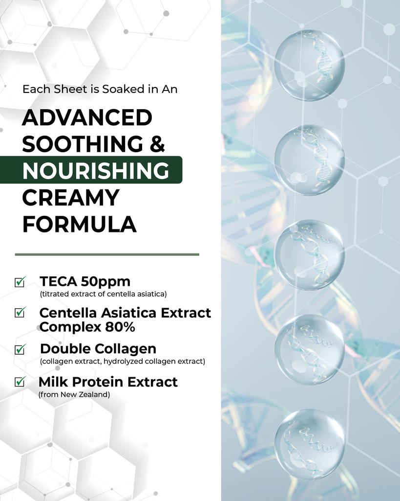 Centella 80 Mask Pack Madeca Centella 80 Mask Moisturizing Dry Skin Sensitive Skin High Moisturizing Skin Care Moisturizing Mask Pack [Centellian24]