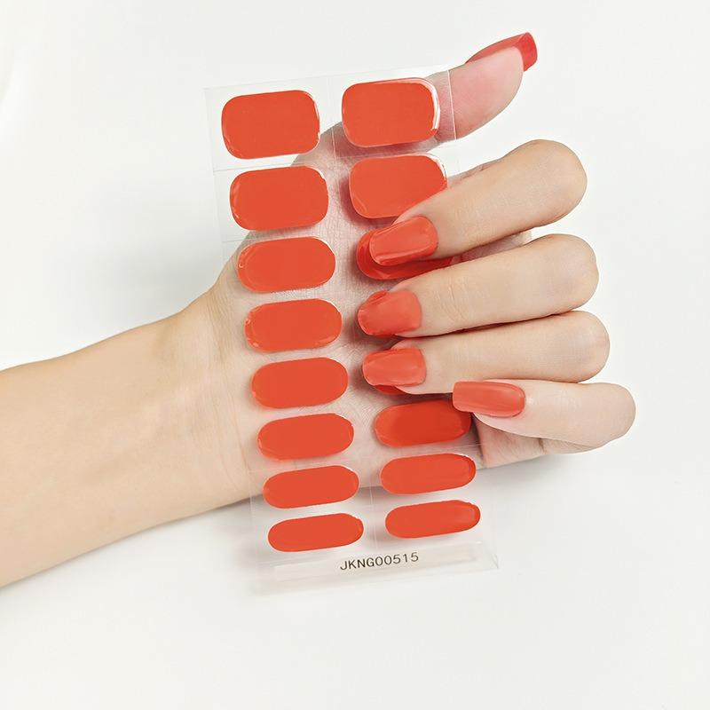 New Solid-color Nail Gel Stickers, Nail Stickers, Nail Stickers, Light Therapy Lamps, Gel Nail Stickers