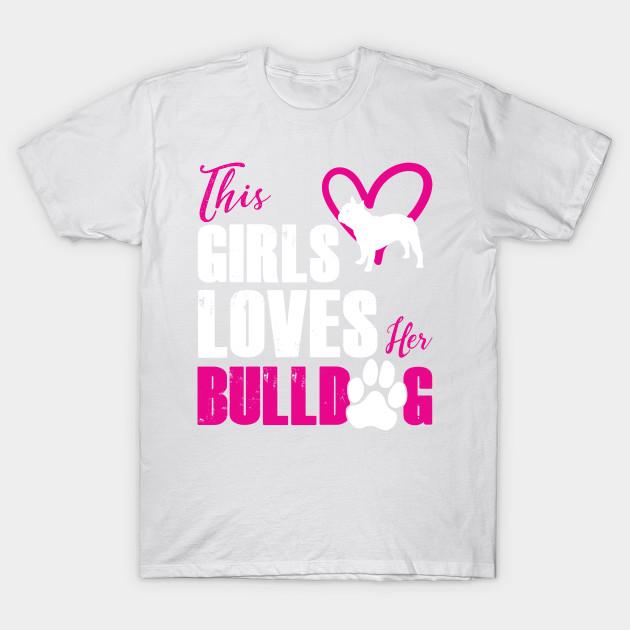 Футболка женская Эта девушка любит своего бульдога Harajuku Принт Kawaii Футболка летняя с коротким рукавом женская футболка топ футболка