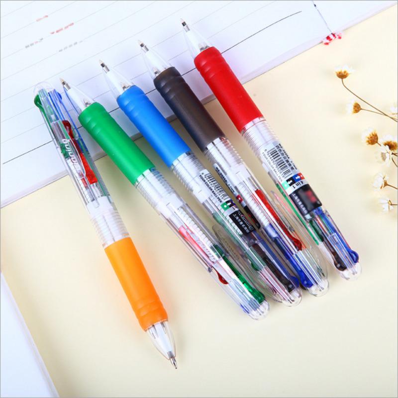 Cute Kawaii Ballpoint Pen For School Office Supplies Creative Stationery Lytwtw's High Quality Novelty Colorful 4 Colors Pretty