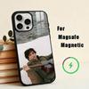 Чехол для телефона F-Finn W-Wolfhard Actor для iPhone17,16,15,14,13,12,11 Plus,Pro Max Магнитный Для Magsafe Беспроводная зарядка