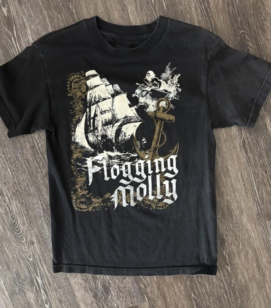 Винтажная футболка AAA Flogging Molly Подарок для фанатов S-5XL Унисекс Футболка BT1444 Унисекс Футболка