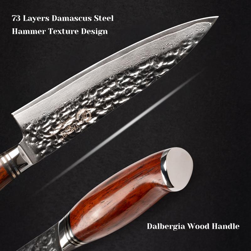 Kitchen Chef Gyutou Knife 8 Inch,YARENH Razor Sharp Best Quality Japanese Damascus Stainless Steel,Multi-functional Chef Culinary Knife