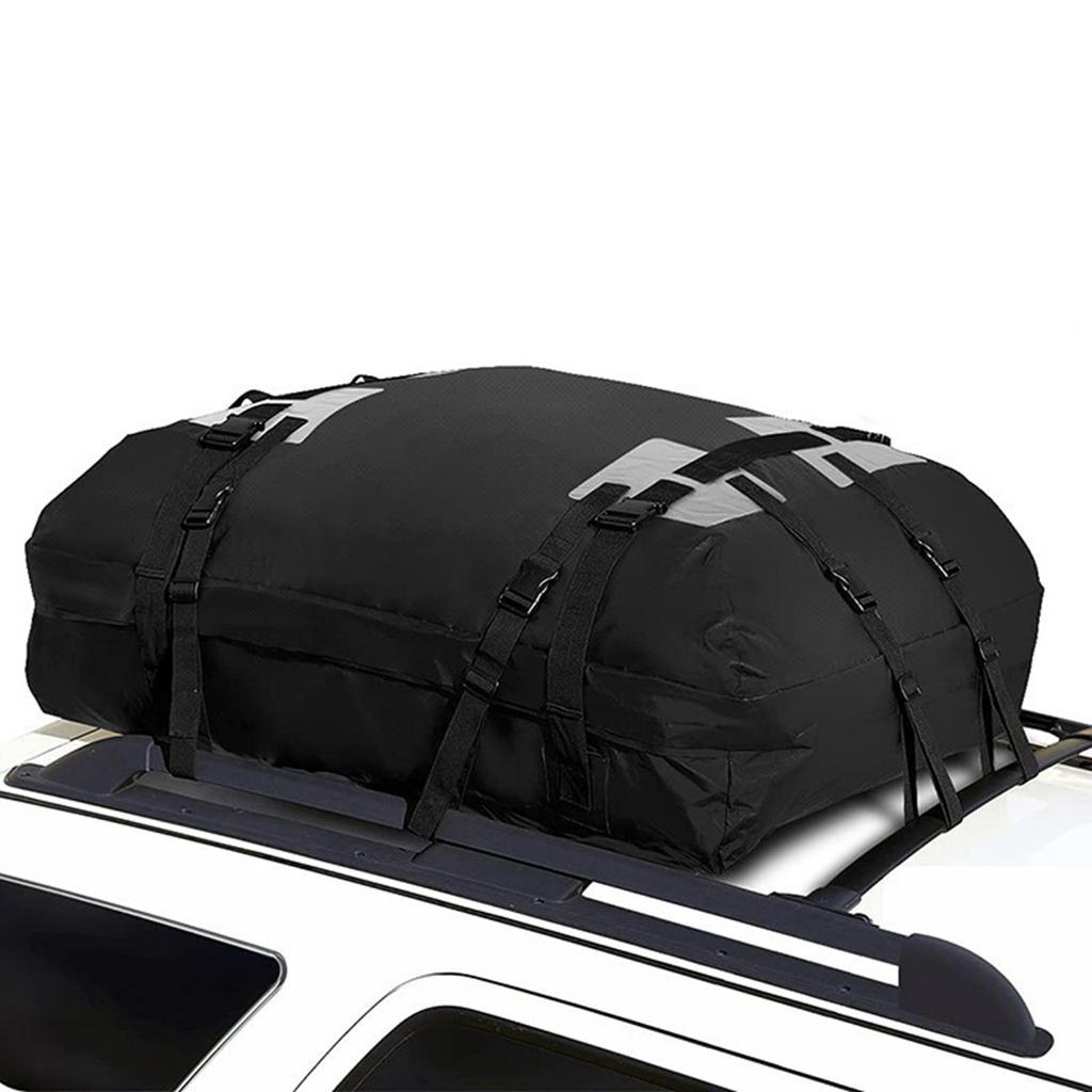 Car Rooftop Bag Waterproof Roof Luggage Cargo Carrier Bag Reinforced Straps Waterproof Rooftop Carrier Bag for Cars SUV