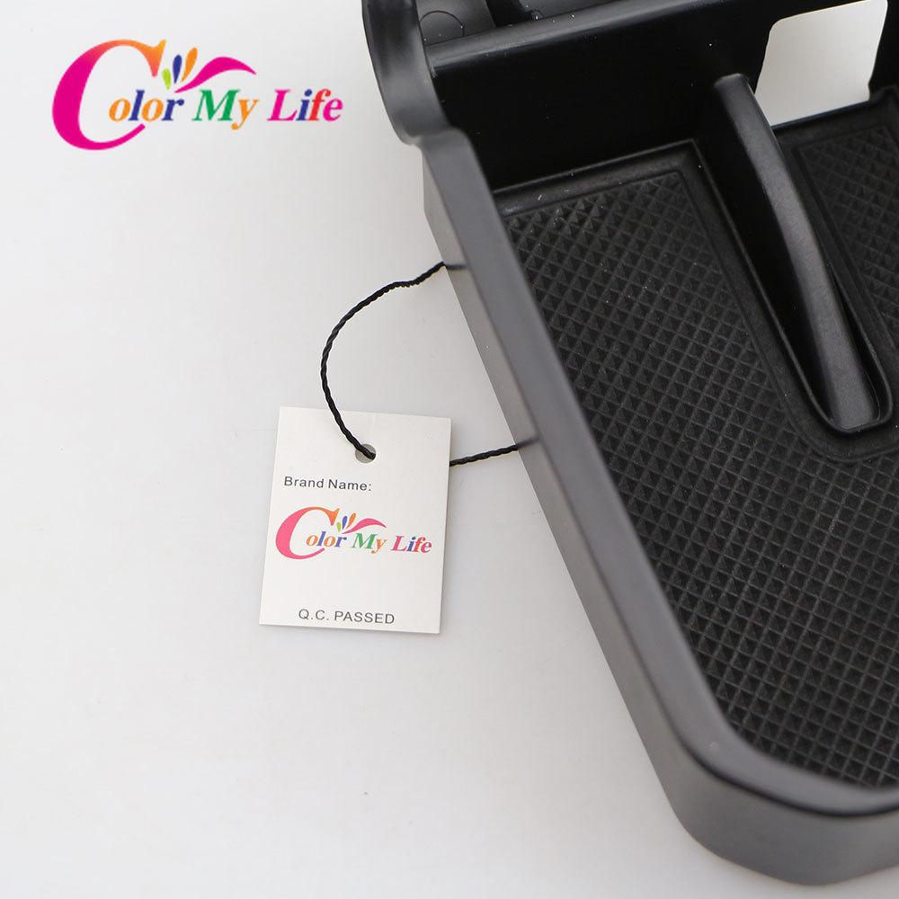 Color My Life ABS Car Armrest Tray Storage Glove Box Armrest Box Fit for Jeep New Compass 2017 2018 Auto