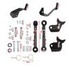 2.5"-6" Lift Adjustable Front Sway bar Link Quick Disconnect Black For Jeep 2019+ Wrangler JL PRC-1010-BK