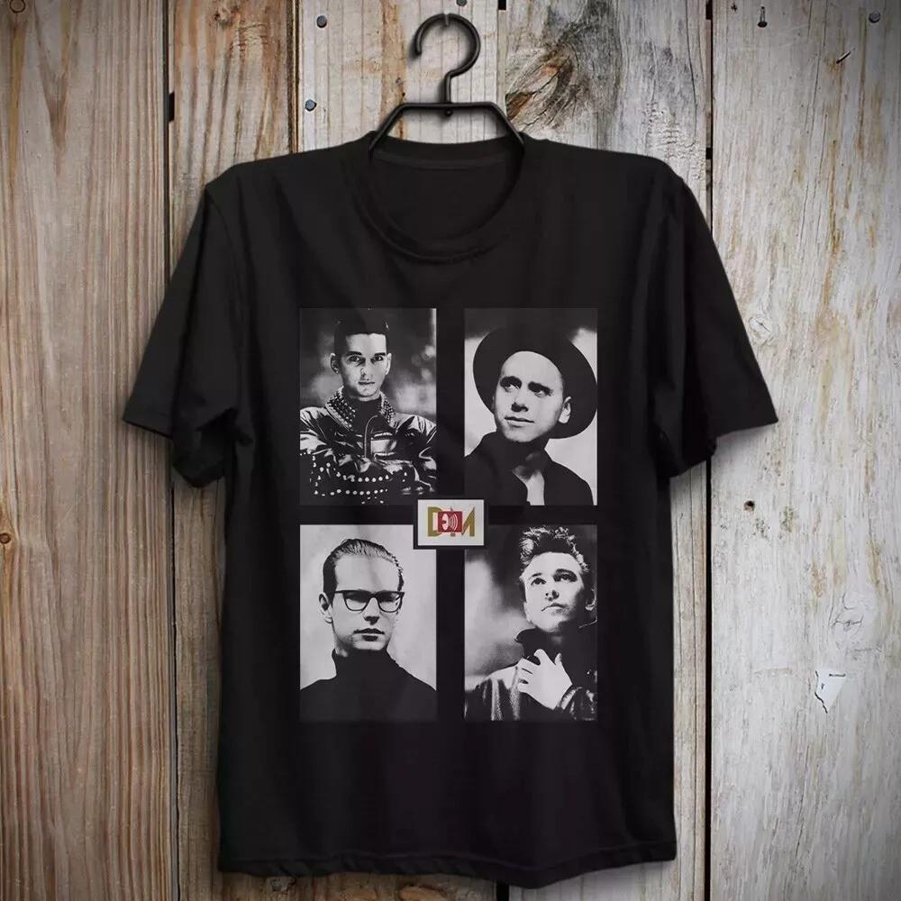 Дэйв Гаан Мартин Гор Энди Флетчер Ретро Футболка Depeche Mode 101 Speak & Spell Унисекс Футболка