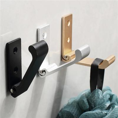 Складные крючки для одежды, настенные крючки для подвешивания полотенец, крючки для полотенец, прочные алюминиевые крючки для наушников