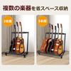 Saeda Guitar Holds 5 Foldable Protects Easy Multiple Guitar Lacquer Protects with Acoustic Classical Electric and Wind 2025 Latest Model 5 Stand,