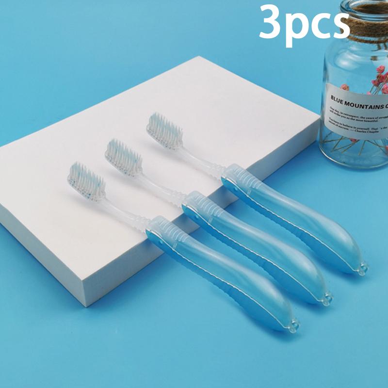 3 5 10pcs Portable Folding Toothbrush Disposable for Hygiene Oral Care Great for Business Travel Camping School Use