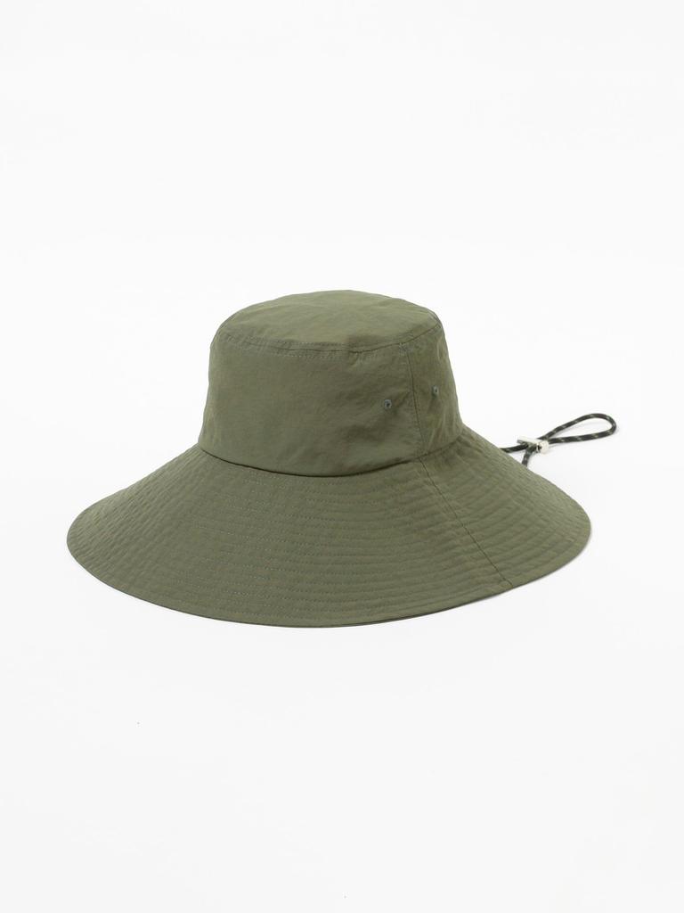 BEAMS LIFE STORE by BEAMS CONTROL FREAK Шляпа сафари с широкими полями, женская, оливковая, один размер