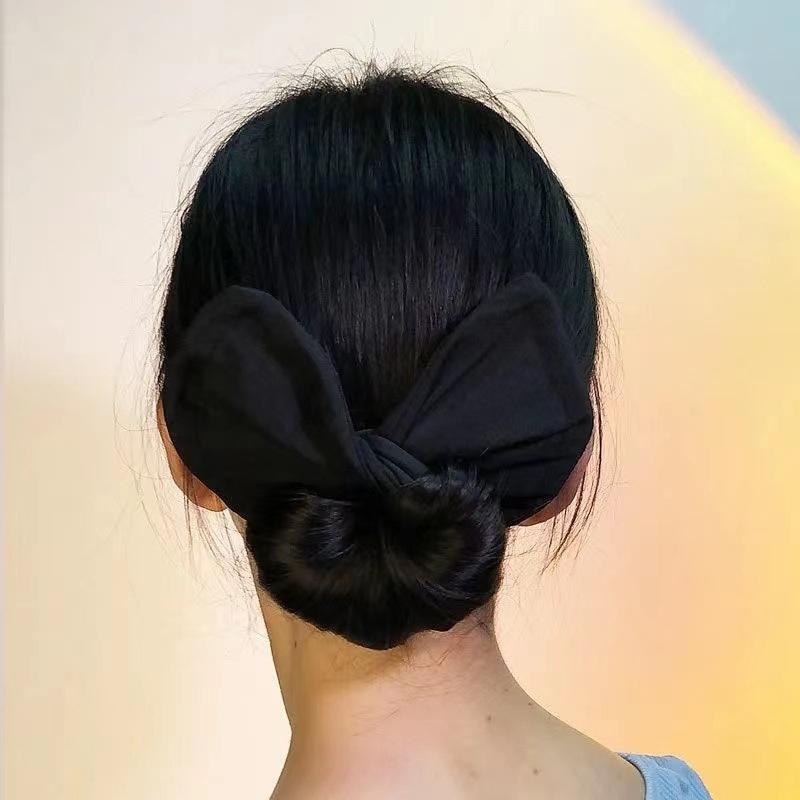 Новая Мода Элегантный Создатель Резинки для Волос Женские Летние Узловые Проволочные Повязки на Голову Принт Волшебные Кольца для Закатки Хвост Французский Твист Прическа Формирователь Создатель